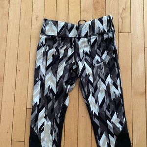 Workout leggings size S. They are Nike and they are about 26 inches long